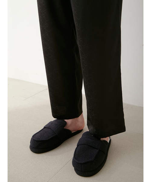 JOEL ROBUCHON】【HOMME】サテンジャガードロングパンツ｜ジェラート