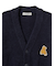 【ONLINE限定】【HOMME】ベビモコベアワンポイントカーディガン