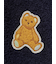 【ONLINE限定】【HOMME】ベビモコベアワンポイントカーディガン