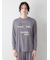 【HOMME】カラーワンポイントシャツテールロンT