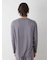 【HOMME】カラーワンポイントシャツテールロンT