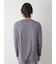 【HOMME】カラーワンポイントシャツテールロンT