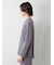 【HOMME】カラーワンポイントシャツテールロンT