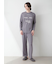 【HOMME】カラーワンポイントロングパンツ
