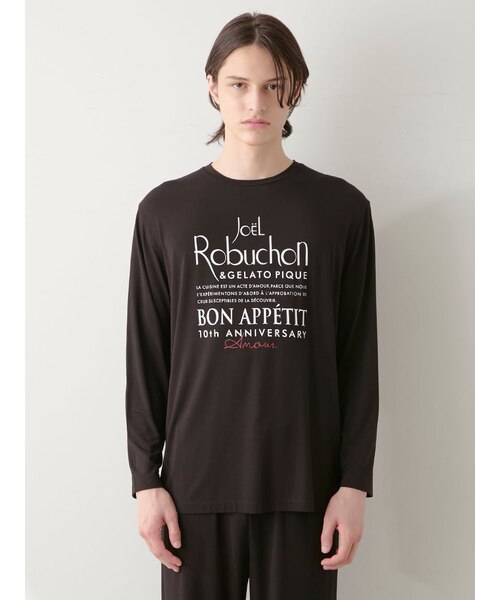 JOEL ROBUCHON】【HOMME】ワンポイントロンT｜ジェラートピケの通販