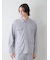 【HOMME】ミニ裏毛ワンポイントロゴ刺繍シャツ