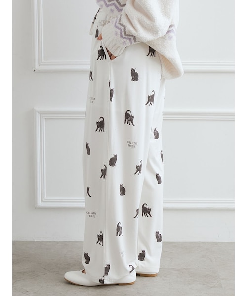 HALLOWEEN】CAT総柄ロングパンツ｜ジェラートピケの通販｜&mall  
