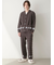 【HOMME】ベビモコピケロゴジャガードカーディガン