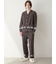 【HOMME】ベビモコピケロゴジャガードカーディガン