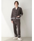 【HOMME】ベビモコピケロゴジャガードカーディガン