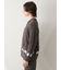 【HOMME】ベビモコピケロゴジャガードカーディガン