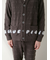 【HOMME】ベビモコピケロゴジャガードカーディガン