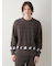 【HOMME】ベビモコピケロゴジャガードプルオーバー