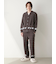 【HOMME】ベビモコピケロゴジャガードロングパンツ