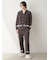 【HOMME】ベビモコピケロゴジャガードロングパンツ