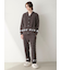 【HOMME】ベビモコピケロゴジャガードロングパンツ