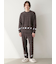 【HOMME】ベビモコピケロゴジャガードロングパンツ