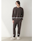 【HOMME】ベビモコピケロゴジャガードロングパンツ