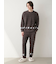 【HOMME】ベビモコピケロゴジャガードロングパンツ