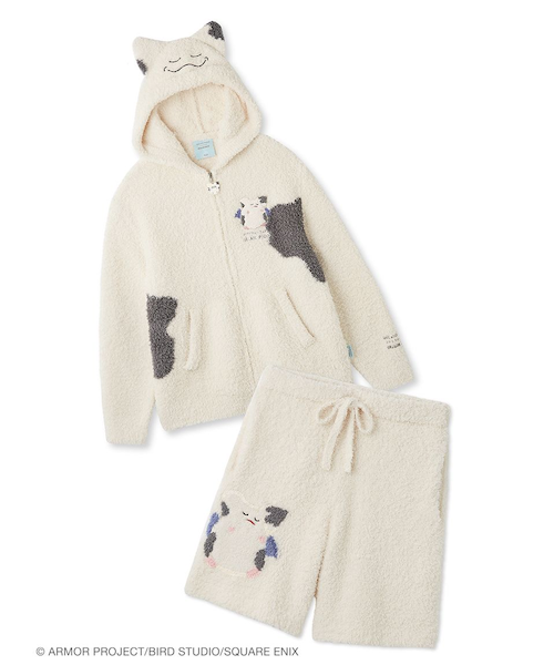 ジェラピケ　ドラクエコラボ　モーモンパーカ&ハーフパンツセット ドラゴンクエスト】【ユニセックス】ジェラートモーモンパーカ