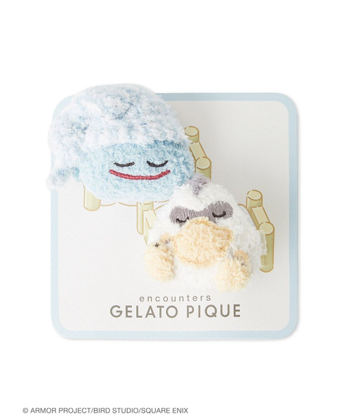 ジェラートピケ ドラゴンクエスト ポーチと前髪クリップのキーホルダー ドラゴンクエスト】アソートニットヘアクリップ｜ジェラートピケの通販