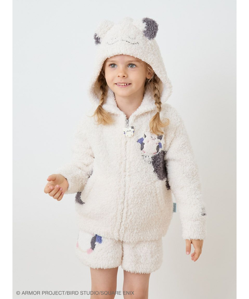 S-M ジェラピケ ドラクエ ジェラートモーモンパーカ＆ハーフパンツセット ドラゴンクエスト】【ユニセックス】ジェラートモーモンパーカ＆ハーフ