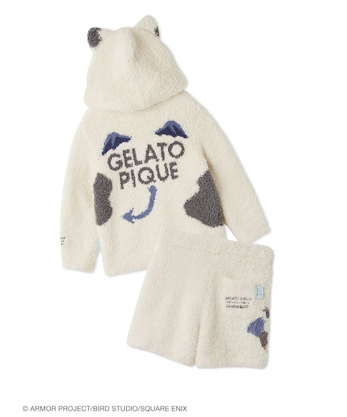 ドラゴンクエスト】【キッズ】ジェラートモーモンパーカ＆ハーフ