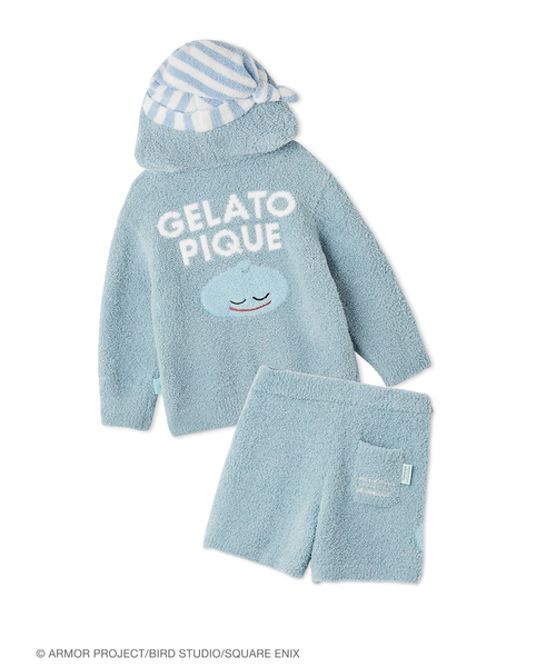 康平　gelato pique パウダースライムパーカ＆ハーフパンツセット ドラゴンクエスト】【キッズ】パウダースライムパーカ＆ハーフ