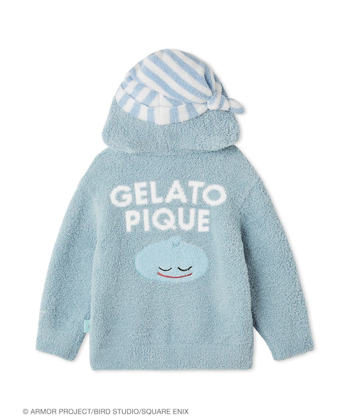 新品未使用　スライムパーカ＆ハーフパンツセット　ジェラートピケ ドラクエコラボ ドラゴンクエスト】【キッズ】パウダースライムパーカ＆ハーフ