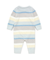 【BABY】ベビモコカラフルボーダーロンパース