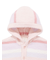 【BABY】ベビモコカラフルボーダーポンチョ