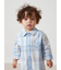 【BABY】チェック柄シャツロンパース