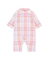 【BABY】チェック柄シャツロンパース
