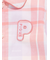 【BABY】チェック柄シャツロンパース