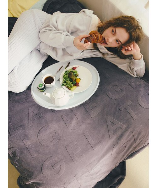 Sleep】カービングロゴ柄 毛布｜ジェラートピケの通販｜&mall（アンド