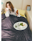 【Sleep】カービングロゴ柄 毛布