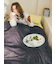 【Sleep】カービングロゴ柄 毛布