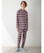 【HOMME】レーヨンマルチボーダーロングパンツ