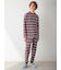 【HOMME】レーヨンマルチボーダーロングパンツ