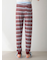 【HOMME】レーヨンマルチボーダーロングパンツ
