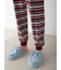 【HOMME】レーヨンマルチボーダーロングパンツ