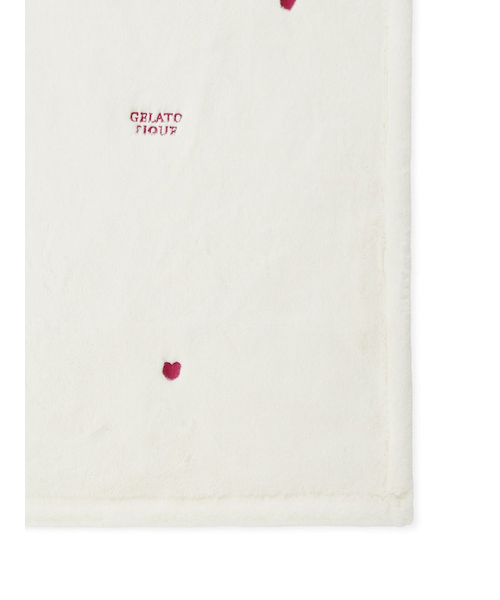 Sleep】ハートロゴちび刺繍 毛布｜ジェラートピケの通販｜&mall