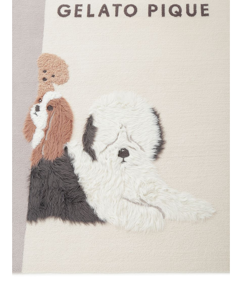 Sleep】DOG3柄 ジャガードマルチカバー｜ジェラートピケの通販