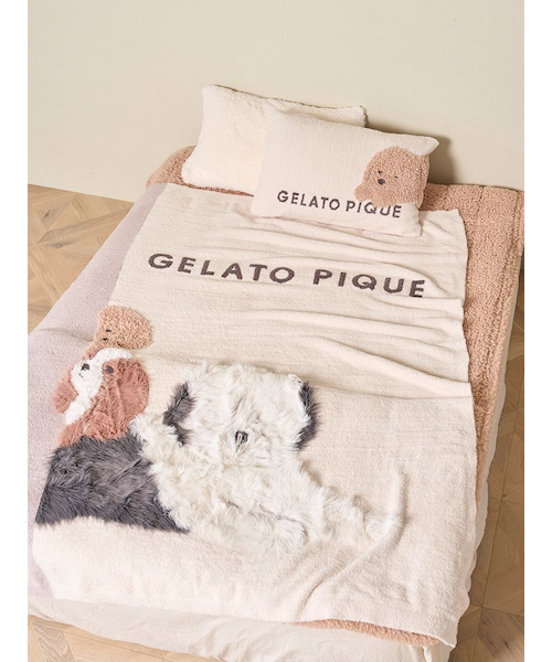 Sleep】DOG3柄 ジャガードマルチカバー｜ジェラートピケの通販