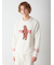 【HOMME】パウダーフォレストベアジャガードプルオーバー