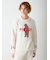 【HOMME】パウダーフォレストベアジャガードプルオーバー