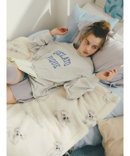 Sleep】DOG柄 プリント毛布｜ジェラートピケの通販｜&mall（アンド