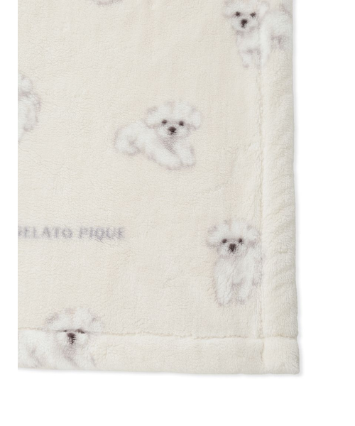 Sleep】DOG柄 プリント毛布｜ジェラートピケの通販｜&mall