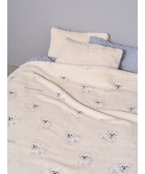 Sleep】DOG柄 プリント毛布｜ジェラートピケの通販｜&mall