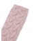 【Sleep】ケーブルニット ロング丈ソックス